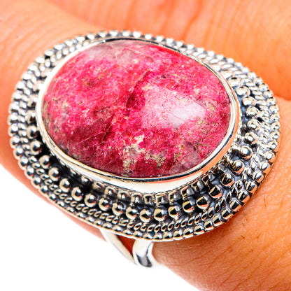 Thulite Rings handcrafted by Ana Silver Co - RING79945