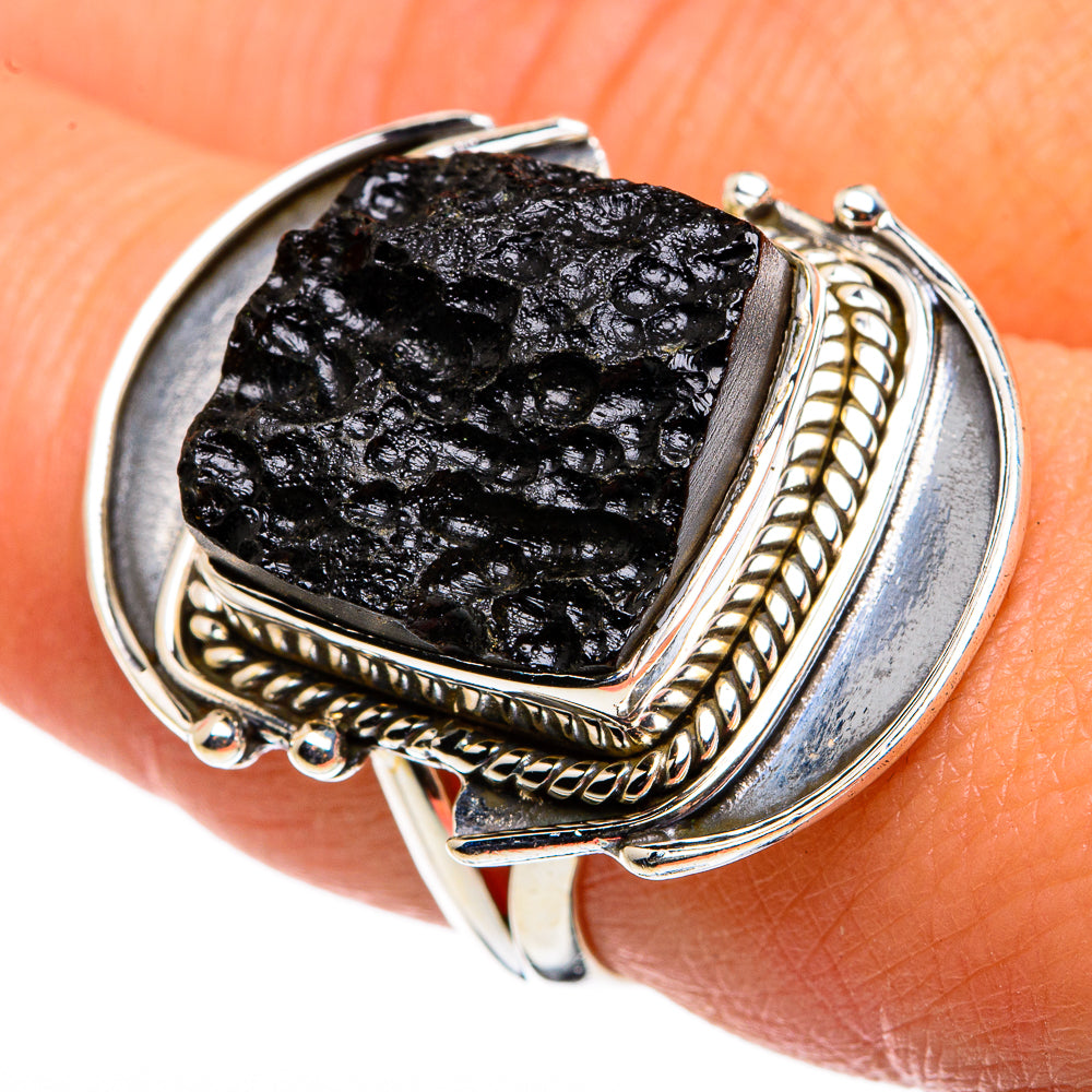 Tektite Rings handcrafted by Ana Silver Co - RING79951