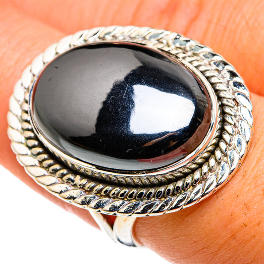 Hematite Rings handcrafted by Ana Silver Co - RING79959