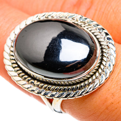 Hematite Rings handcrafted by Ana Silver Co - RING79959