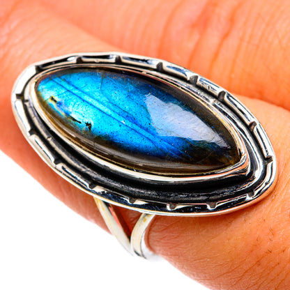 Labradorite Rings handcrafted by Ana Silver Co - RING79962
