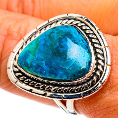Chrysocolla Rings handcrafted by Ana Silver Co - RING79963