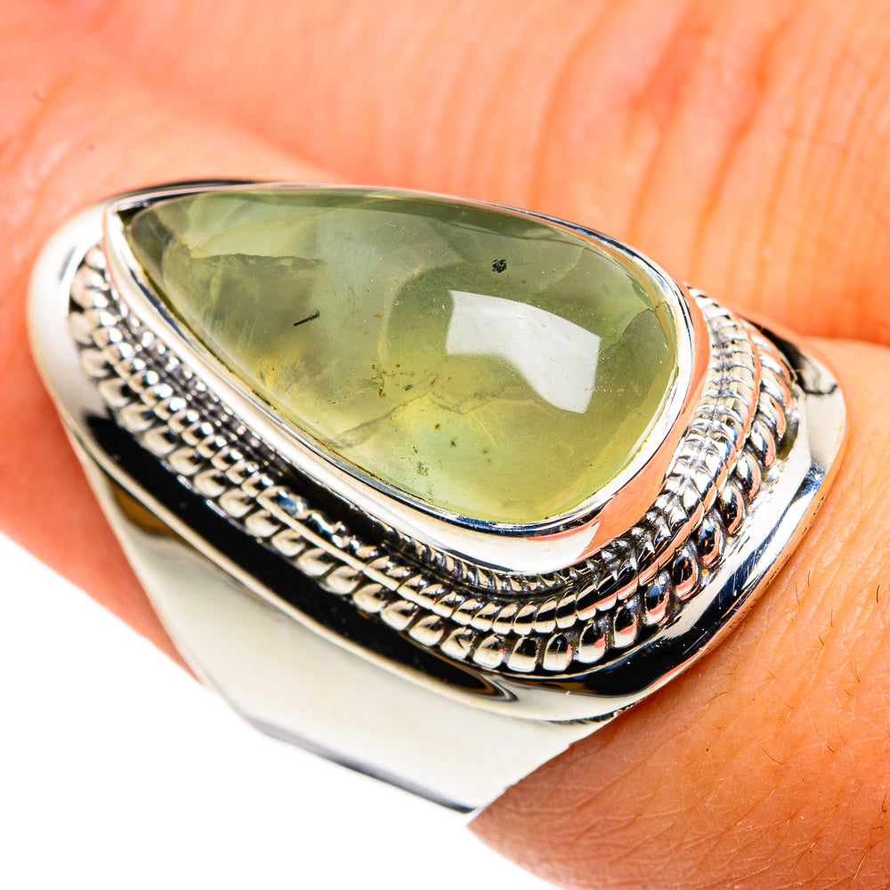 Prehnite Rings handcrafted by Ana Silver Co - RING79967