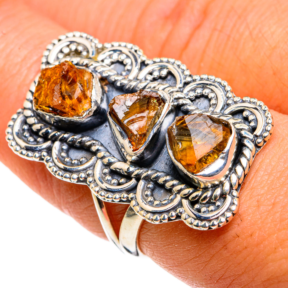 Citrine Rings handcrafted by Ana Silver Co - RING79972