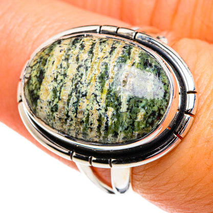 Lizard Jasper Rings handcrafted by Ana Silver Co - RING79981