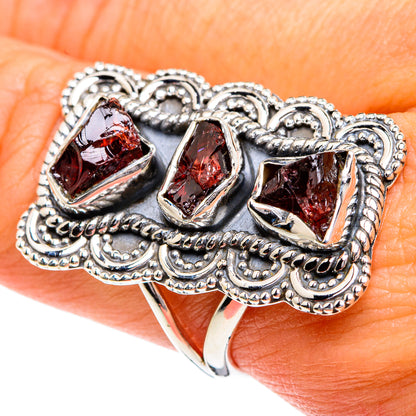Garnet Rings handcrafted by Ana Silver Co - RING79992