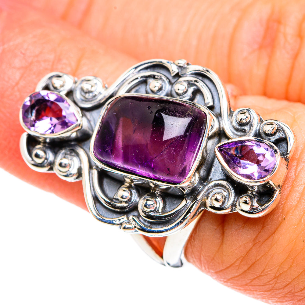 Amethyst Rings handcrafted by Ana Silver Co - RING79994
