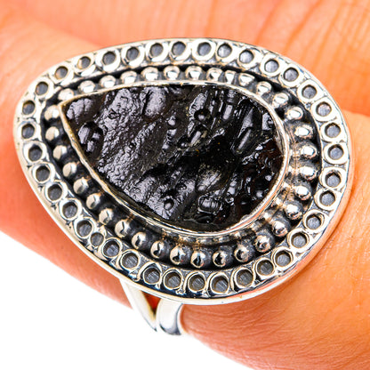 Black Tourmaline Rings handcrafted by Ana Silver Co - RING79999