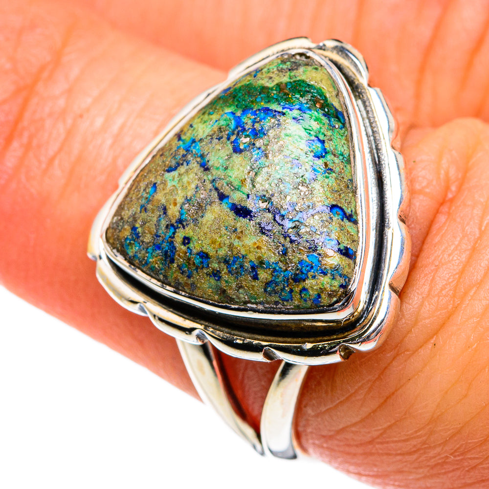 Azurite Rings handcrafted by Ana Silver Co - RING80004
