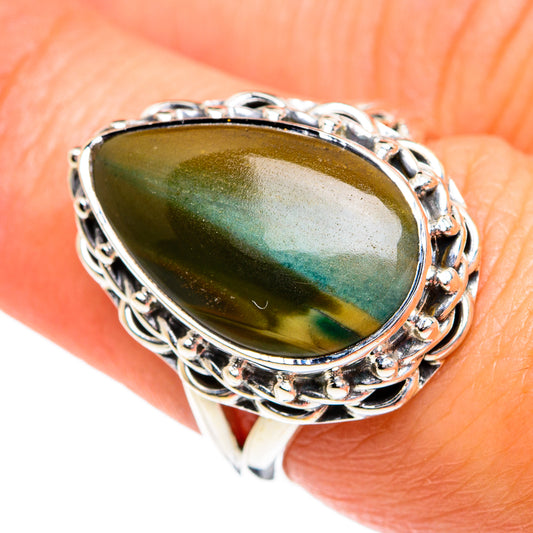 Willow Creek Jasper Rings handcrafted by Ana Silver Co - RING80005