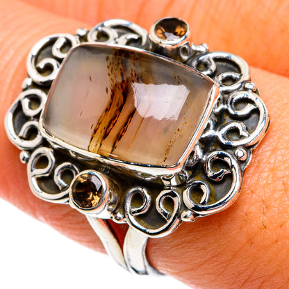 Montana Agate Rings handcrafted by Ana Silver Co - RING80022
