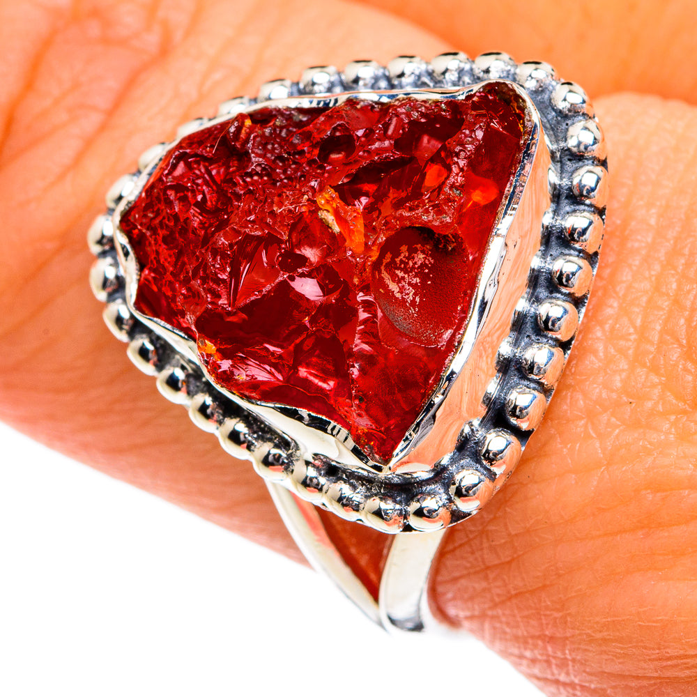 Garnet Rings handcrafted by Ana Silver Co - RING80025