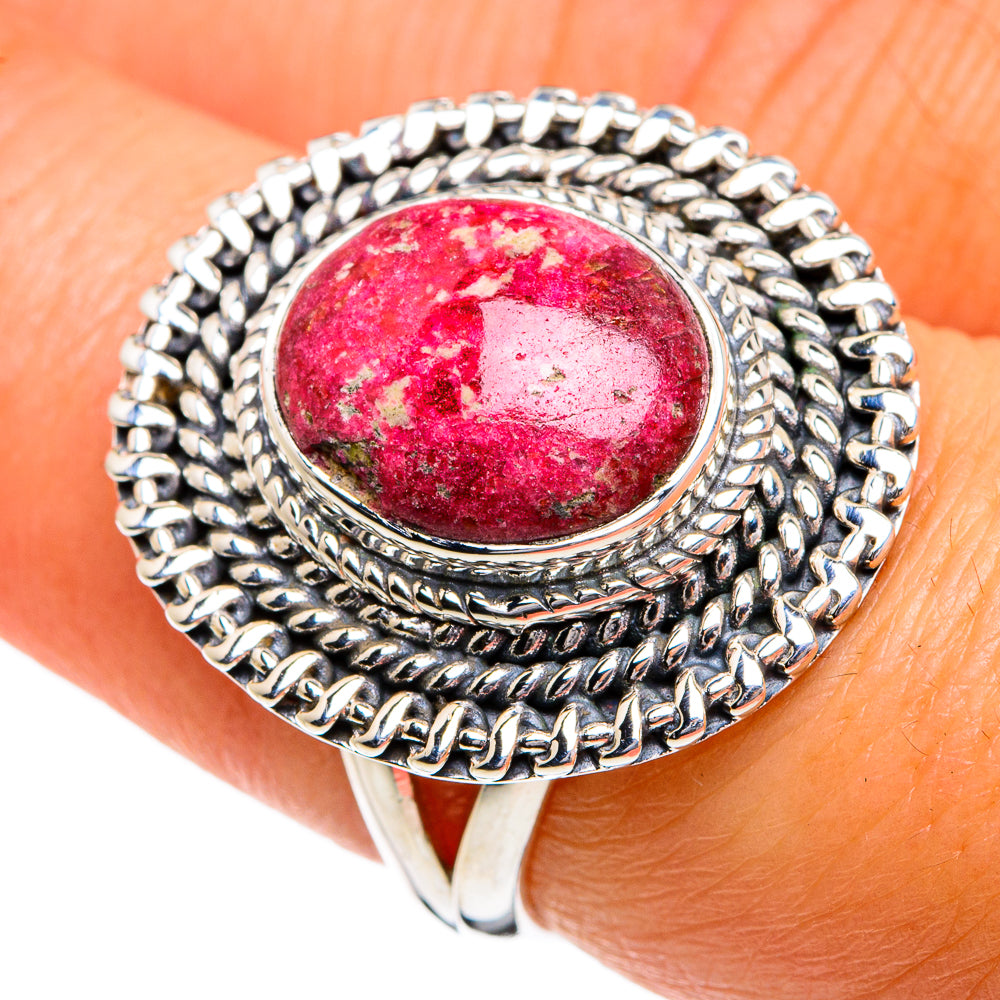 Thulite Rings handcrafted by Ana Silver Co - RING80026