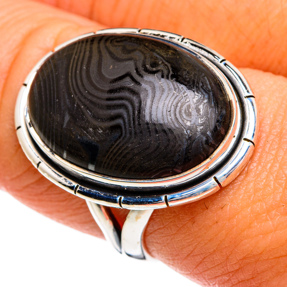 Psilomelane Rings handcrafted by Ana Silver Co - RING80035