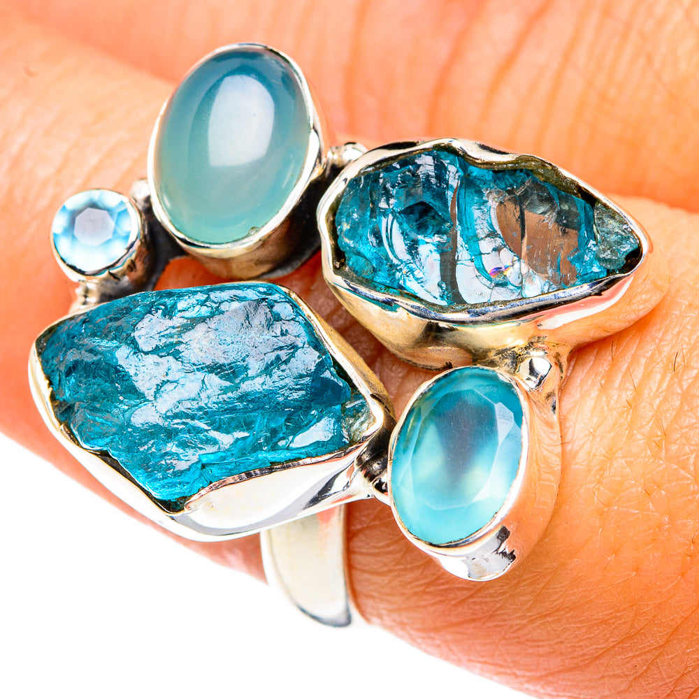 Apatite Rings handcrafted by Ana Silver Co - RING80046