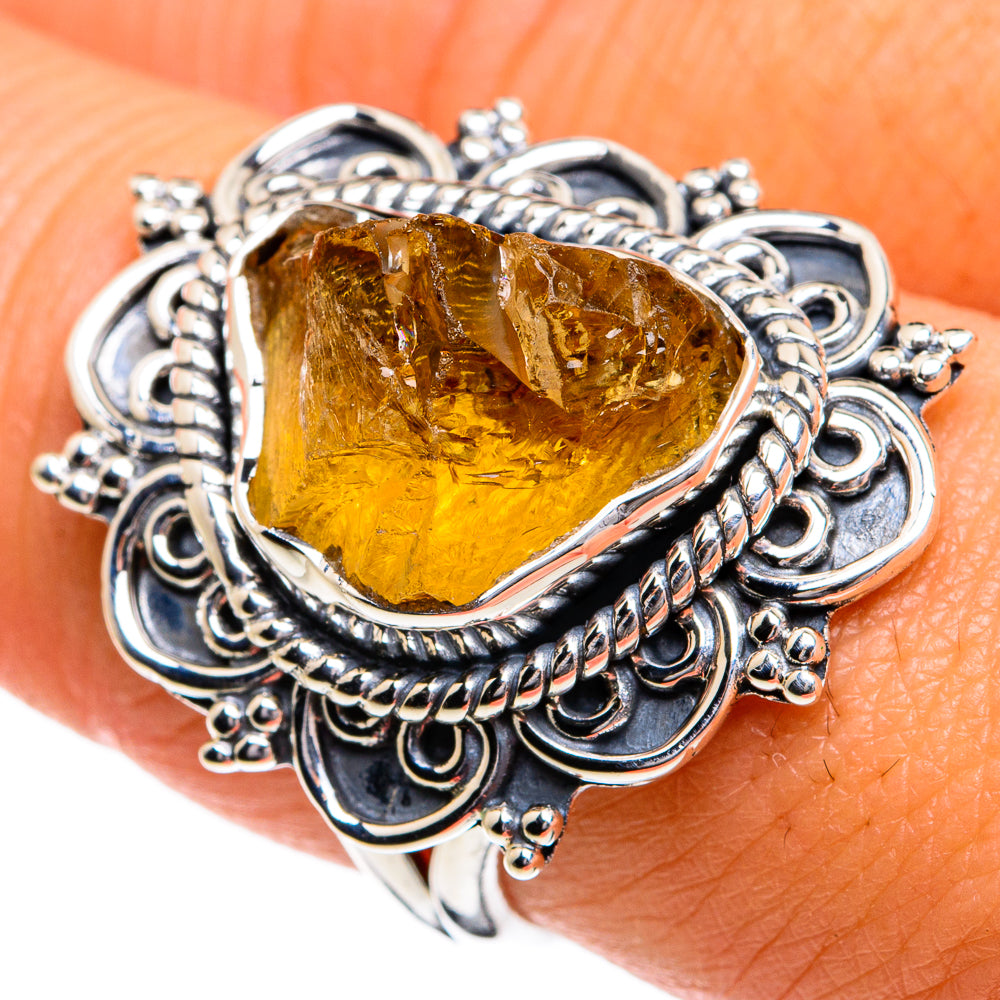 Citrine Rings handcrafted by Ana Silver Co - RING80056
