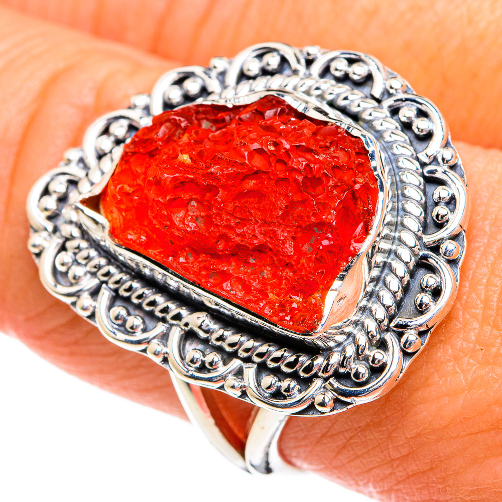 Carnelian Rings handcrafted by Ana Silver Co - RING80057