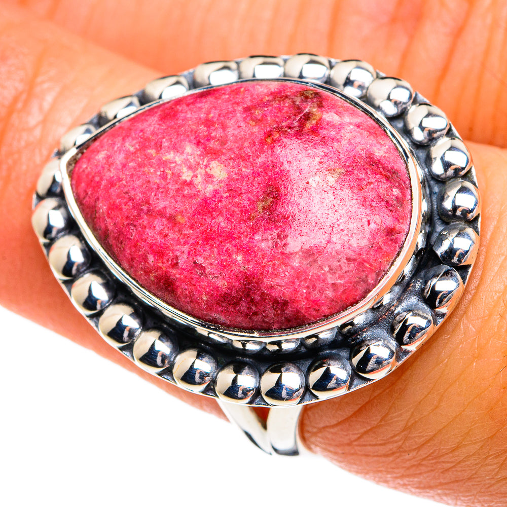 Thulite Rings handcrafted by Ana Silver Co - RING80059