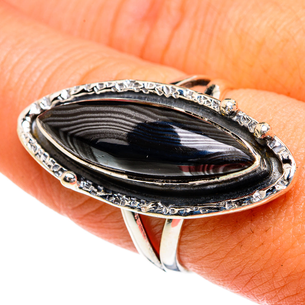 Psilomelane Rings handcrafted by Ana Silver Co - RING80066