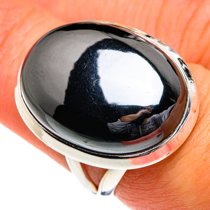 Hematite Rings handcrafted by Ana Silver Co - RING80072