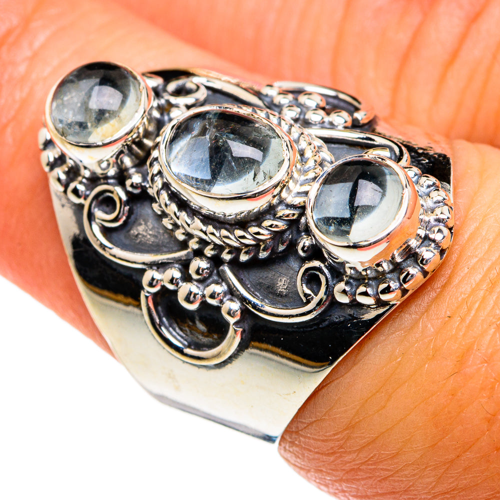 White Quartz Rings handcrafted by Ana Silver Co - RING80075