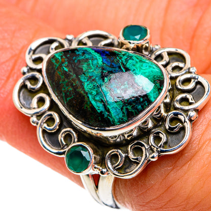 Shattuckite Rings handcrafted by Ana Silver Co - RING80084