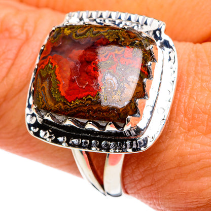 Moroccan Agate Rings handcrafted by Ana Silver Co - RING80088