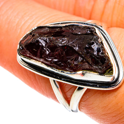 Garnet Rings handcrafted by Ana Silver Co - RING80093