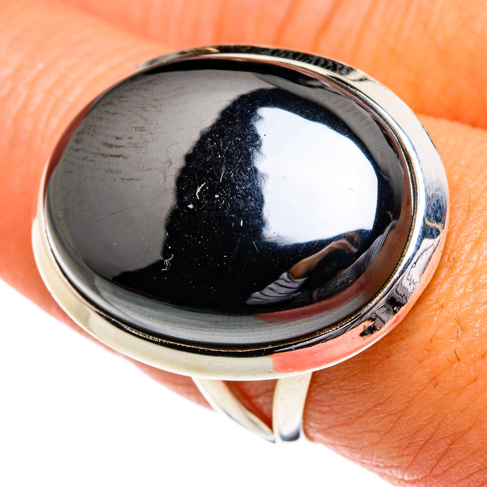 Hematite Rings handcrafted by Ana Silver Co - RING80107