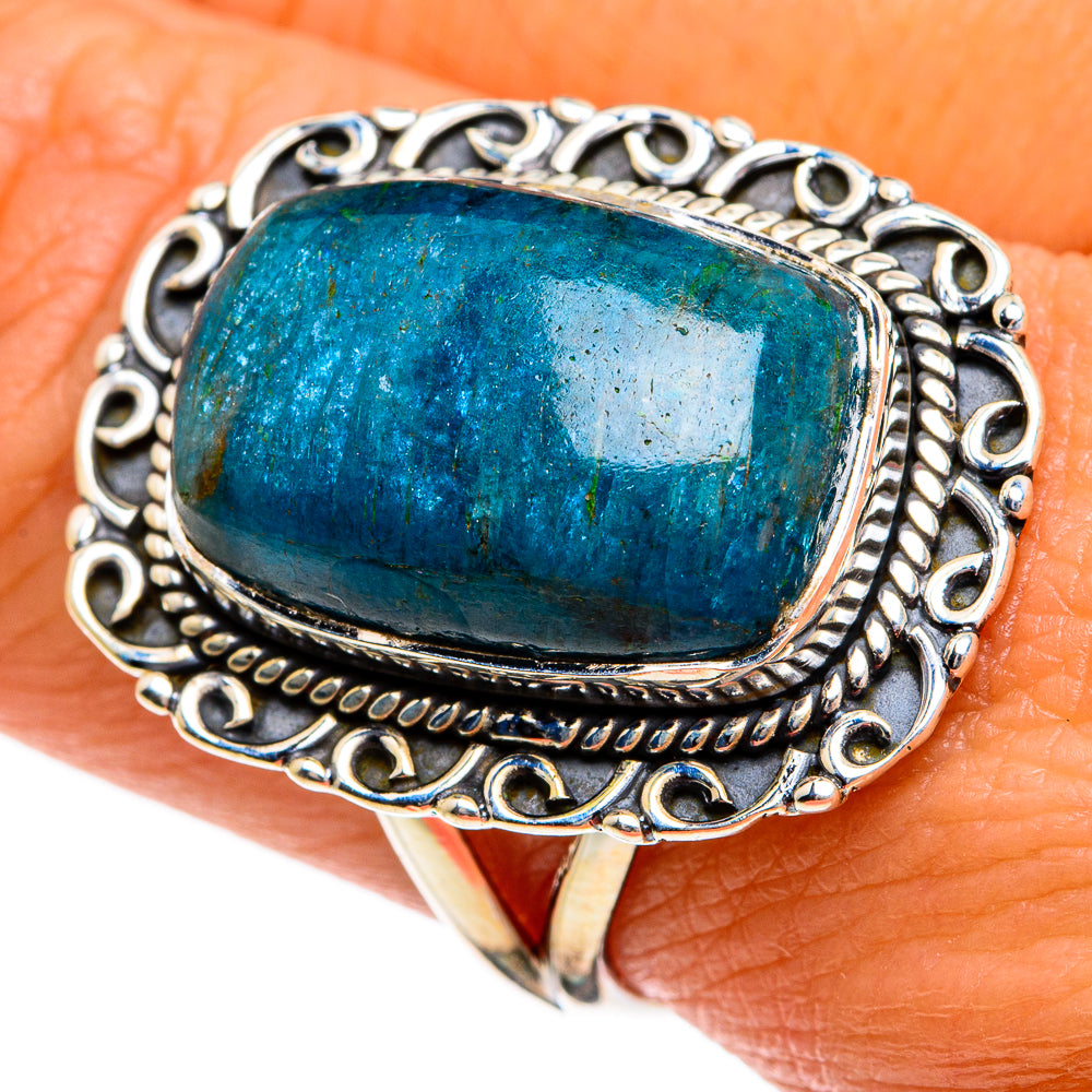 Apatite Rings handcrafted by Ana Silver Co - RING80114