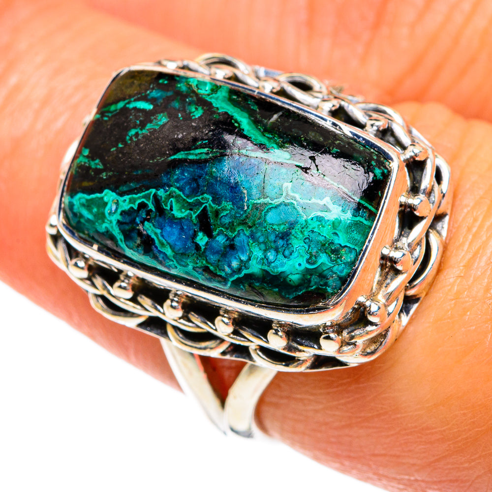 Shattuckite Rings handcrafted by Ana Silver Co - RING80119
