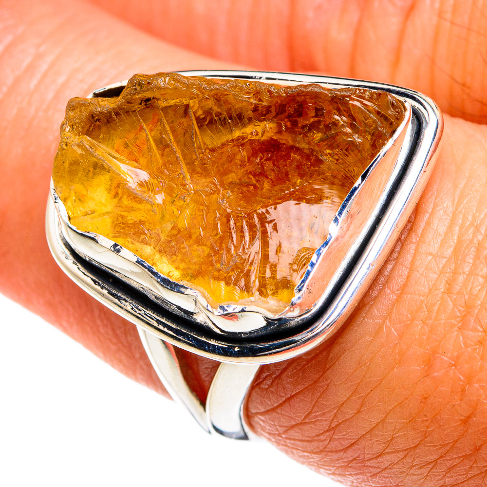 Citrine Rings handcrafted by Ana Silver Co - RING80125