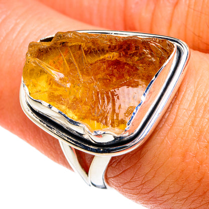 Citrine Rings handcrafted by Ana Silver Co - RING80125