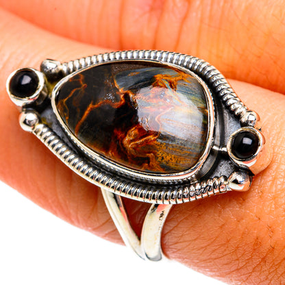 Pietersite Rings handcrafted by Ana Silver Co - RING80131