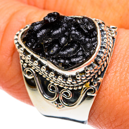 Tektite Rings handcrafted by Ana Silver Co - RING80132