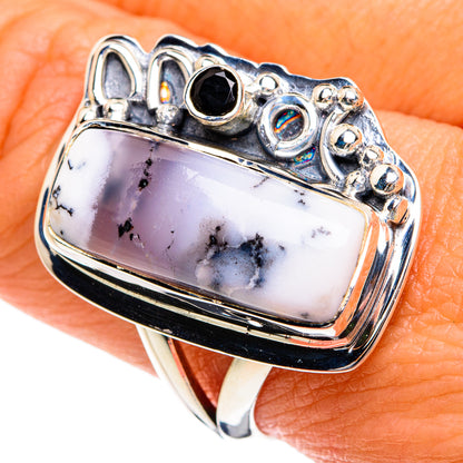 Dendritic Opal Rings handcrafted by Ana Silver Co - RING80137