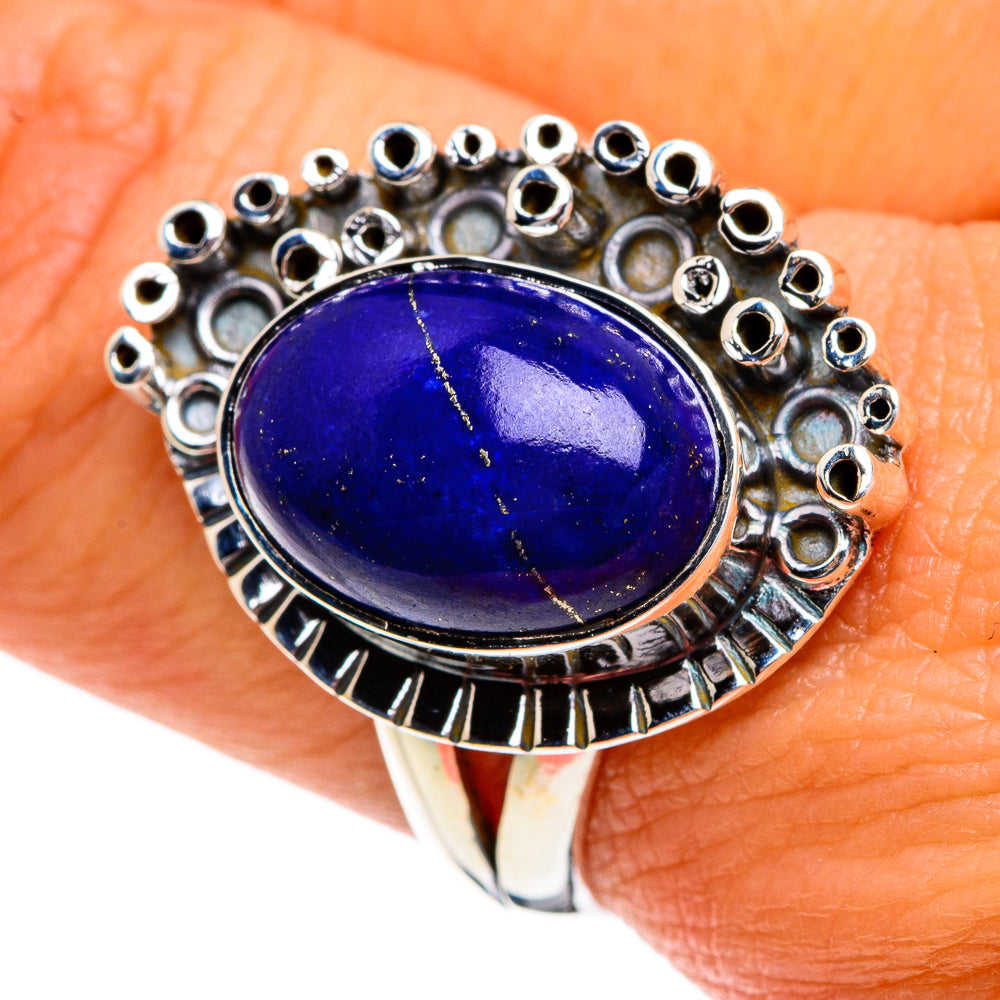 Lapis Lazuli Rings handcrafted by Ana Silver Co - RING80149
