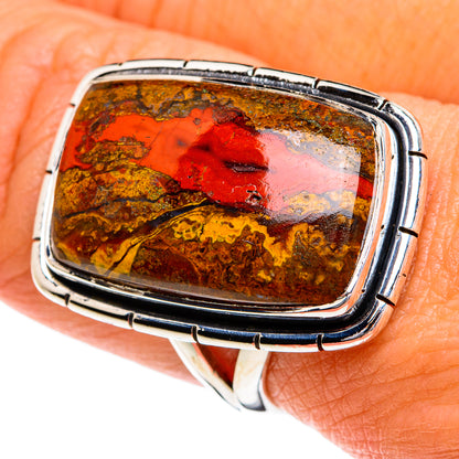 Moroccan Agate Rings handcrafted by Ana Silver Co - RING80154