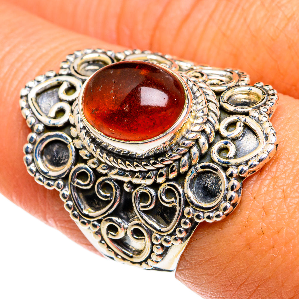 Carnelian Rings handcrafted by Ana Silver Co - RING80158