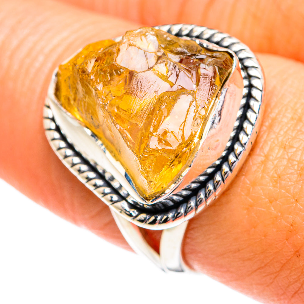 Citrine Rings handcrafted by Ana Silver Co - RING80159