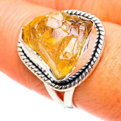 Citrine Rings handcrafted by Ana Silver Co - RING80159