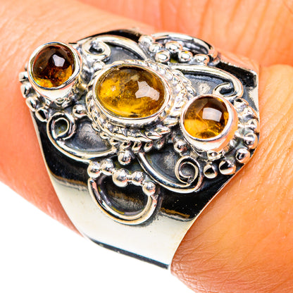 Citrine Rings handcrafted by Ana Silver Co - RING80184