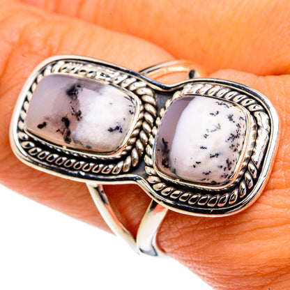 Dendritic Opal Rings handcrafted by Ana Silver Co - RING80195