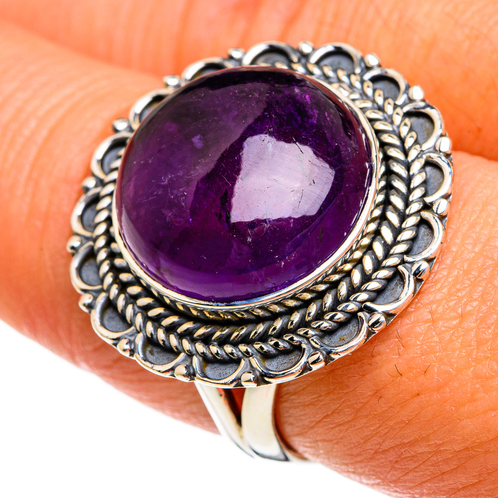 Amethyst Rings handcrafted by Ana Silver Co - RING80217