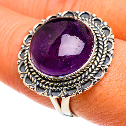 Amethyst Rings handcrafted by Ana Silver Co - RING80217