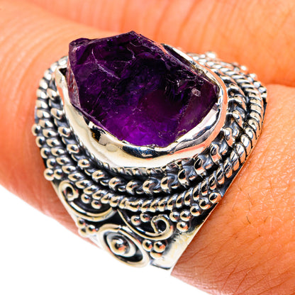 Amethyst Rings handcrafted by Ana Silver Co - RING80218