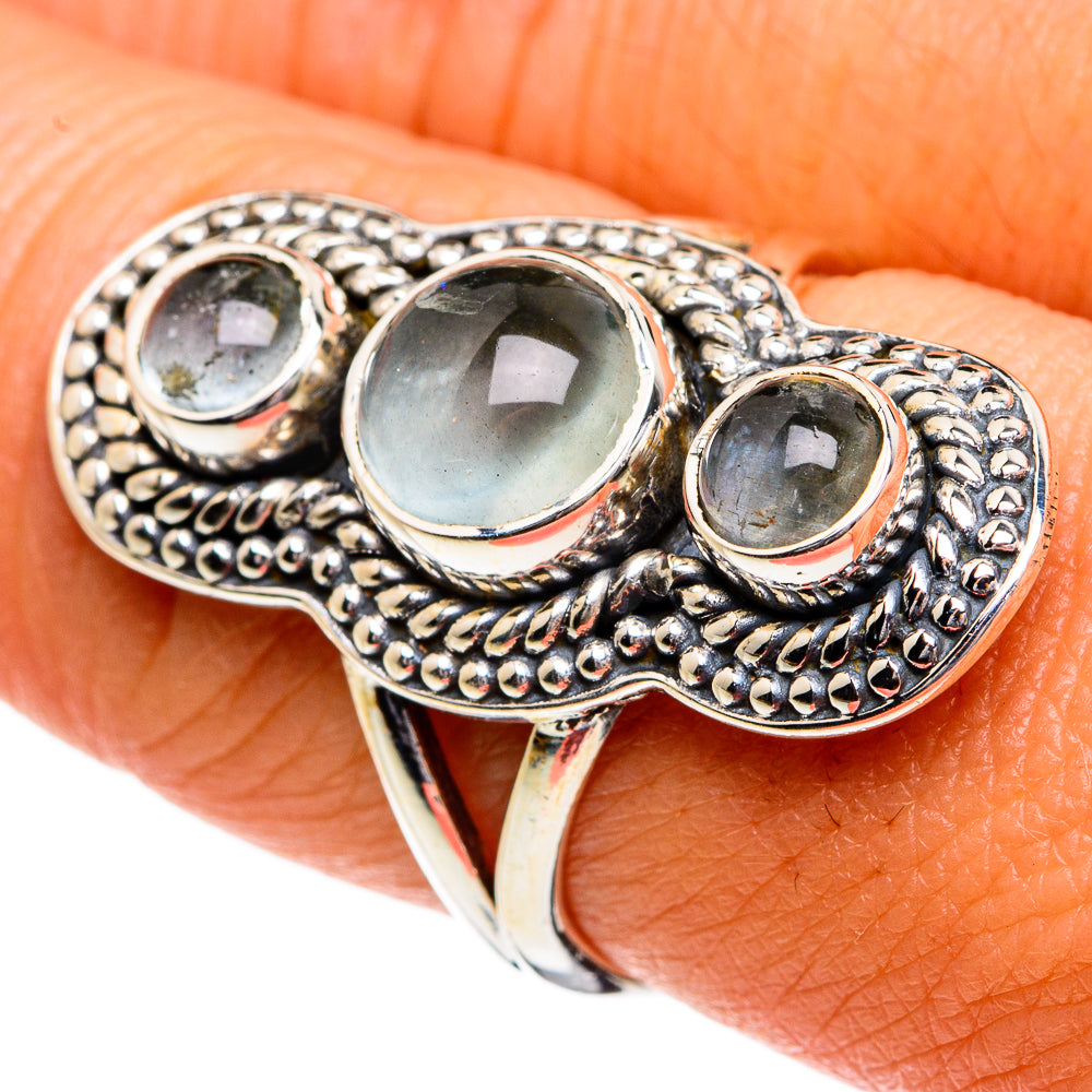 Aquamarine Rings handcrafted by Ana Silver Co - RING80223