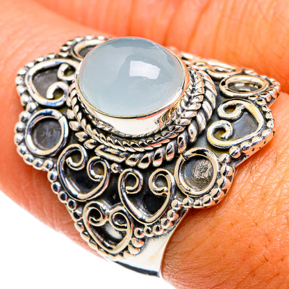 Aquamarine Rings handcrafted by Ana Silver Co - RING80226