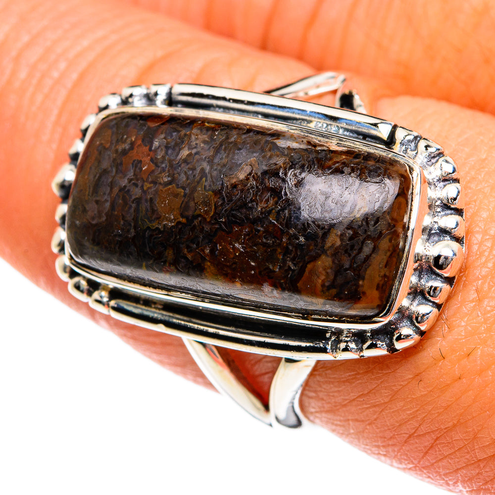 Dinosaur Bone Rings handcrafted by Ana Silver Co - RING80234