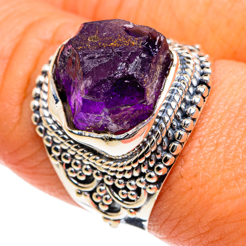 Amethyst Rings handcrafted by Ana Silver Co - RING80237